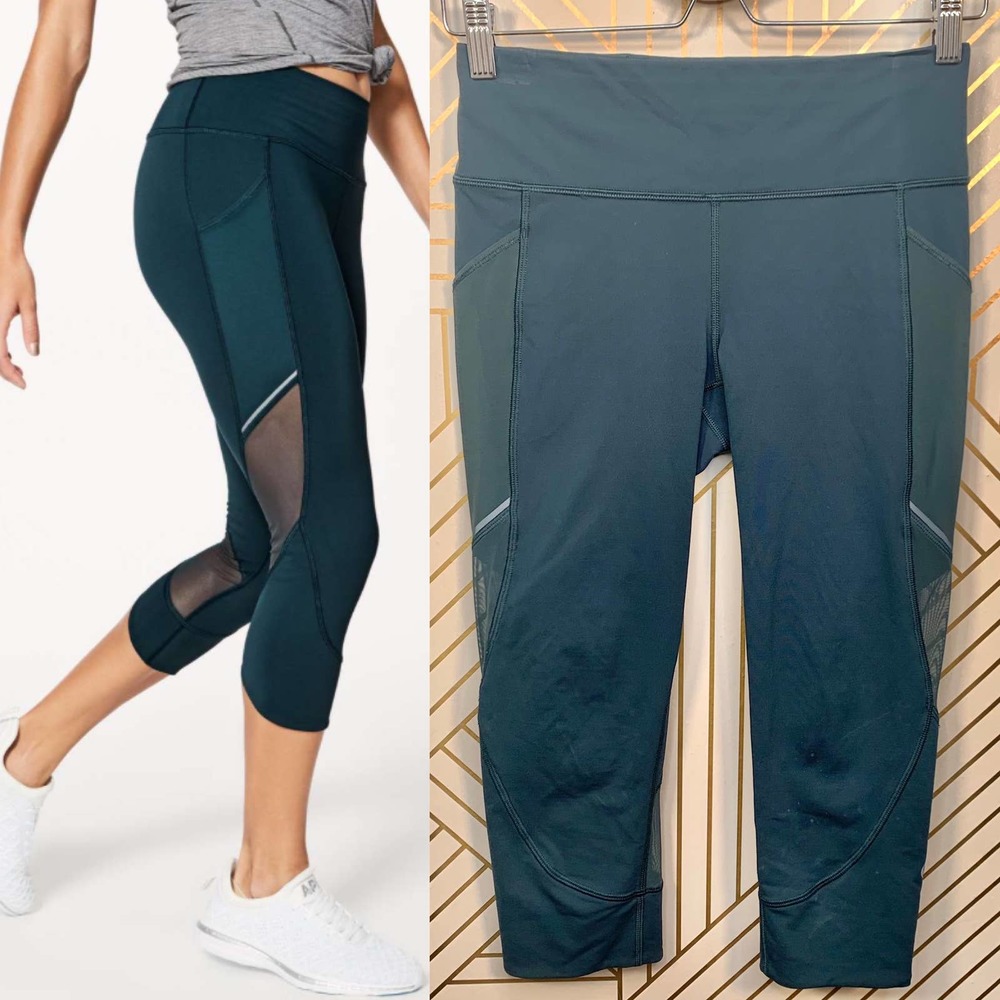 Lululemon Home Stretch Crop in Submarine